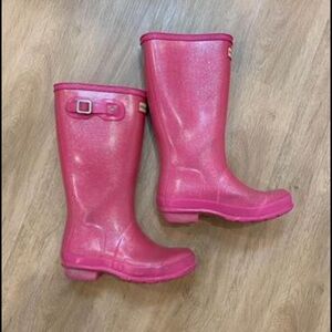 Girls size 13 sparkly pink boots